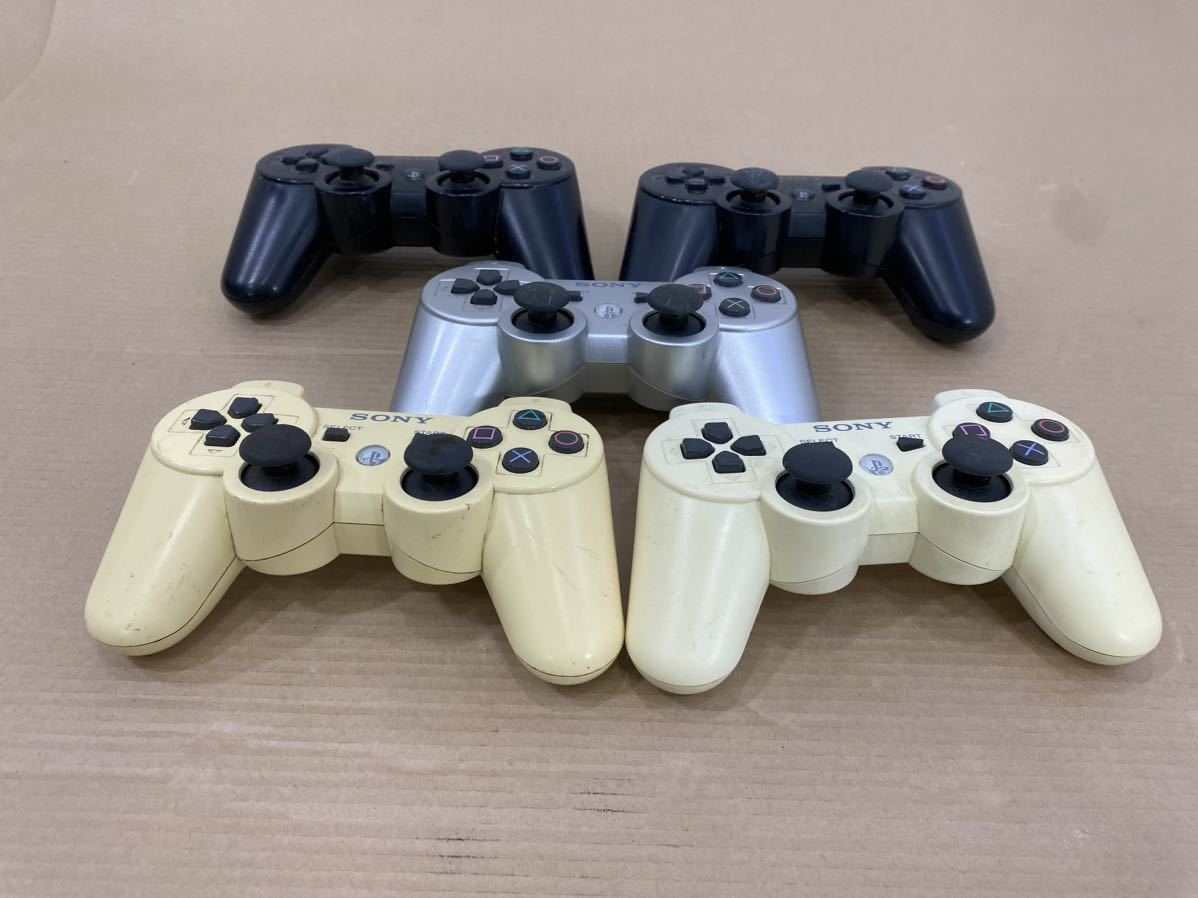 SONY ソニー DUALSHOCK3 SIXAXIS PlayStation3 プレイステーション3 コントローラーまとめて CECHZC2J×4点　CECHZC1J ×1点_画像5