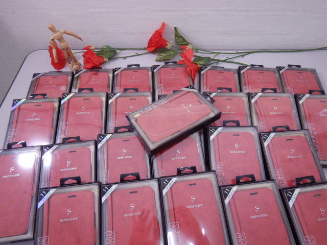 i phone/アイホーン11対応　携帯ケース　まとめて50個　紅色_全部で104個