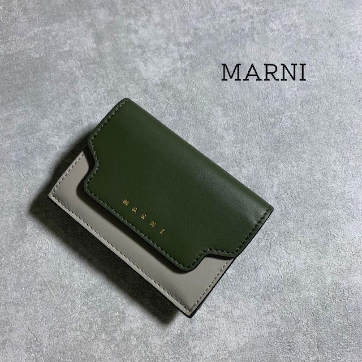 MARNI マルニ 折り財布 コンパクトウォレット ミニ財布 レザー