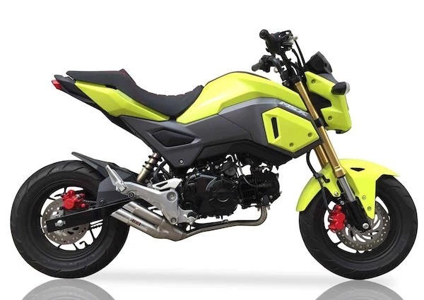 希少★ホンダ グロム GROM IXIL L2X デュアルラウンド フルエキゾーストマフラー ステンレス JC61 JC75 MSX125 13'-16' スペインバルセロナ_メーカーページより参考写真