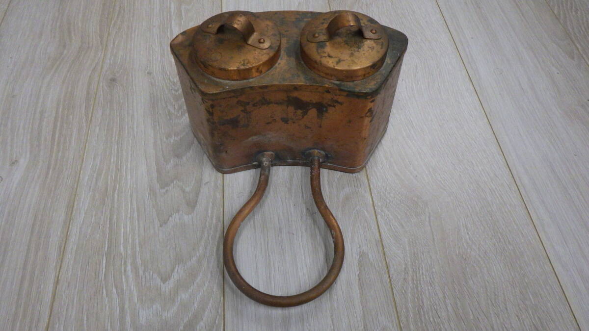 手数料安い 燗銅壺 酒燗器 循環 レトロ アンティーク 古道具 真鍮製