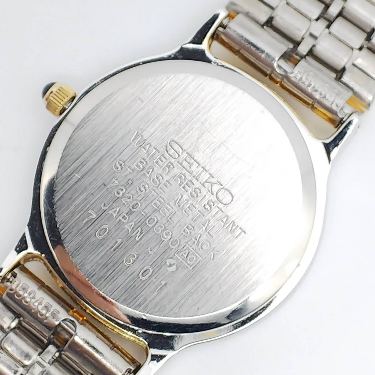 送料無料【電池交換済】★セイコー★SEIKO★エクセリーヌ★Exceline★コンビカラー★7320-0390★レディース/腕時計/アナログ/クォーツ