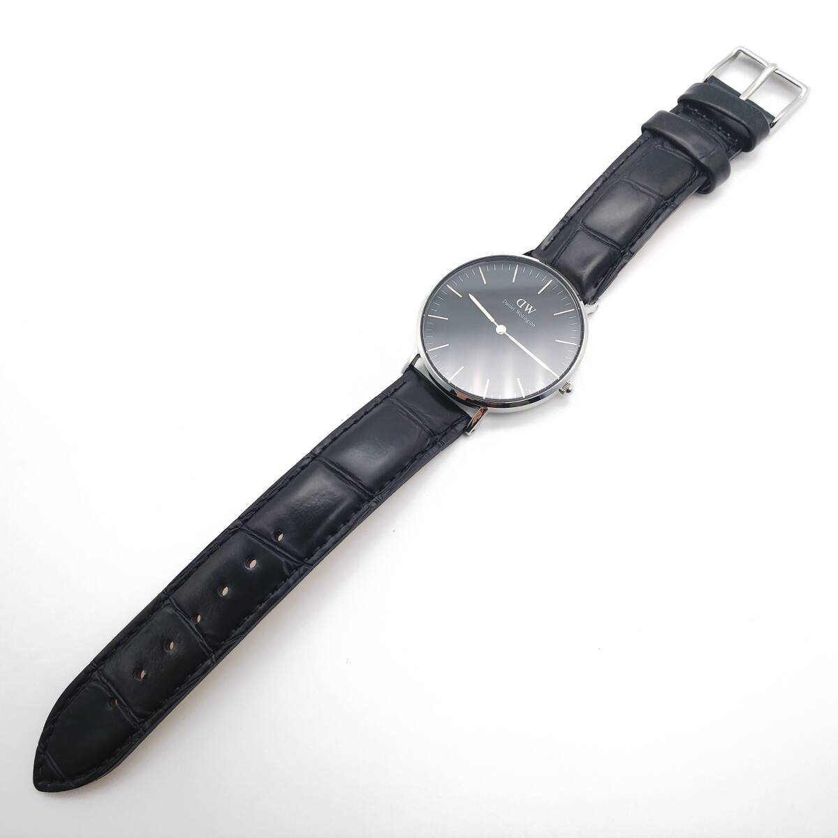 送料無料【電池交換済】★ダニエルウェリントン★Daniel Wellington★黒文字盤★B36S12★メンズ/腕時計/アナログ/クォーツの画像8