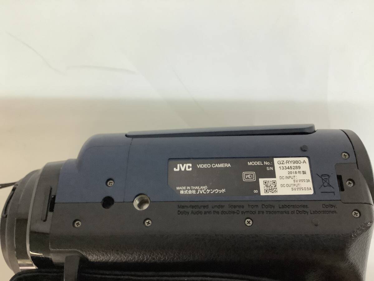 JVCKENWOOD JVC ビデオカメラ Everio R 4K撮影 防水 防塵 ディープオーシャンブルー GZ-RY980-A_画像4