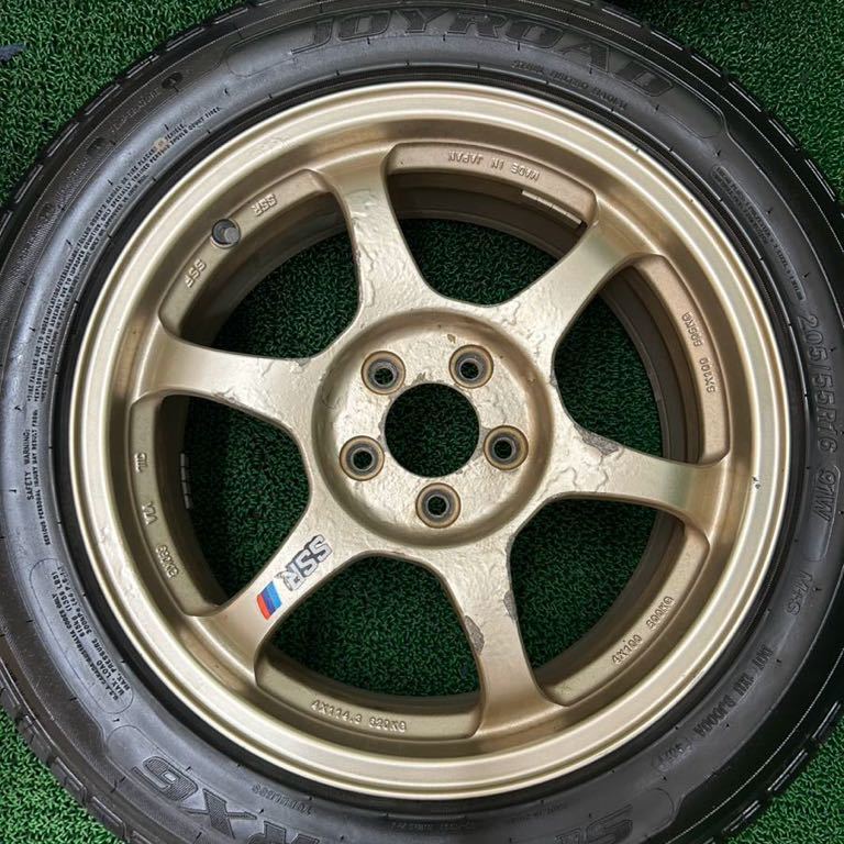 SSR スピードスター　タイプC 軽量6本スポークホイール　ゴールド　100/5H 16×7J +43 レガシィ等！　早い者勝ち。_画像3