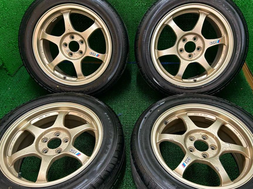 SSR スピードスター　タイプC 軽量6本スポークホイール　ゴールド　100/5H 16×7J +43 レガシィ等！　早い者勝ち。_画像1