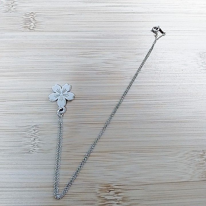 美品 ティファニー ネックレス 桜 さくら 花柄 AG925 超希少 美品 ティファニー ネックレス 桜 さくら 花柄 AG925 超希少