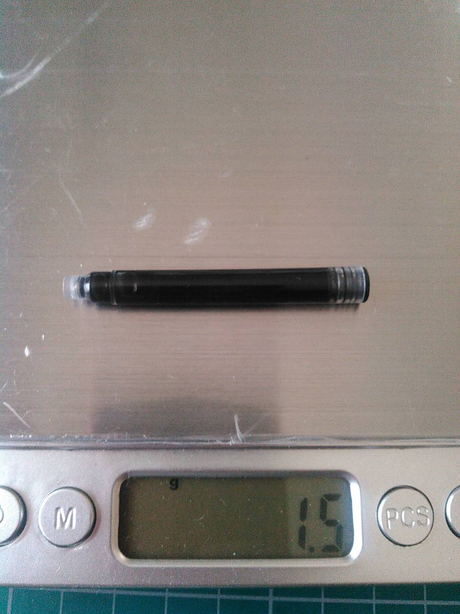  fountain pen ink cartridge black color 2.6mm European standard 5 pcs set inspection ) Daiso all-purpose black writing brush chronicle .