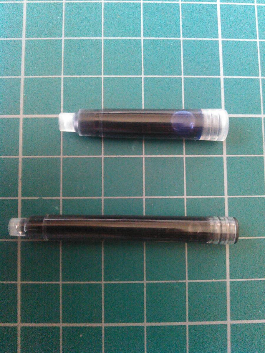  fountain pen ink cartridge black color 2.6mm European standard 5 pcs set inspection ) Daiso all-purpose black writing brush chronicle .