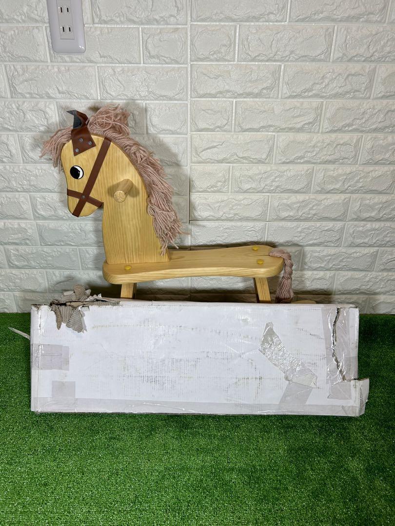  for children wooden horse ... hand Club tedoROCKI HORSE