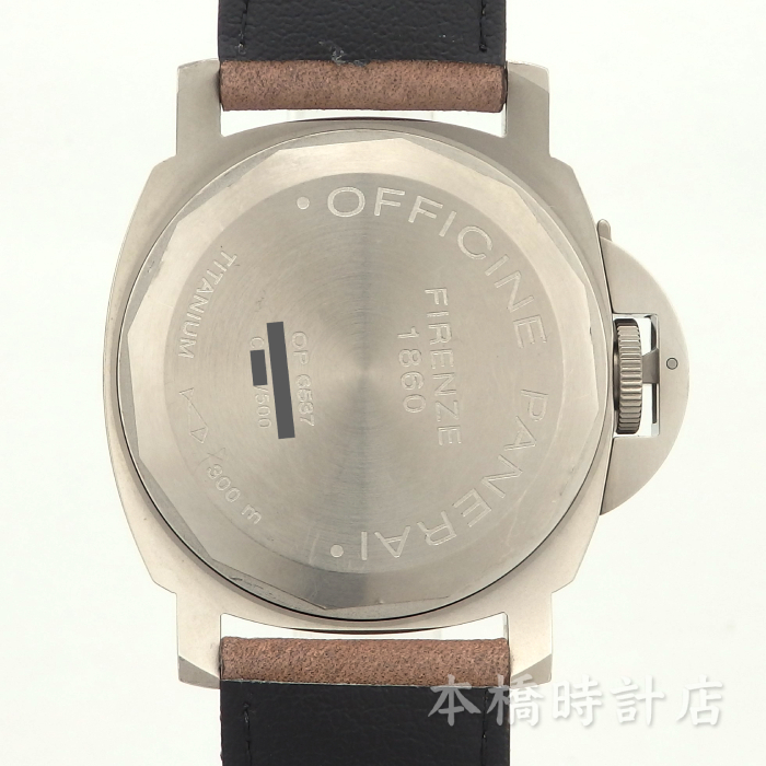 【中古】パネライ　PANERAI　ルミノールマリーナ　チタニオ　レフトハンド　PAM00056　C番　OH済み_画像5