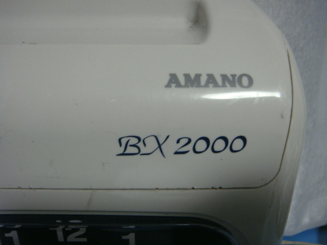 【ジャンク品】AМANO アマノ タイムレコーダー BX2000 E0609_画像3