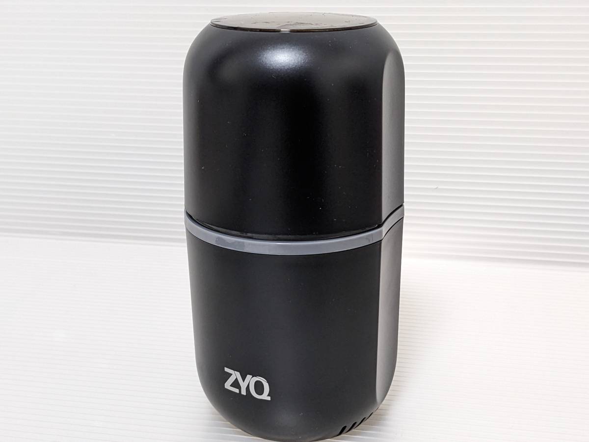 【一円スタート】ZYQ コーヒーミル 電動 カッター 粉末 コーヒー豆 ひき機 数秒細挽き 80g大容量「1円」IKE01_0983_画像2