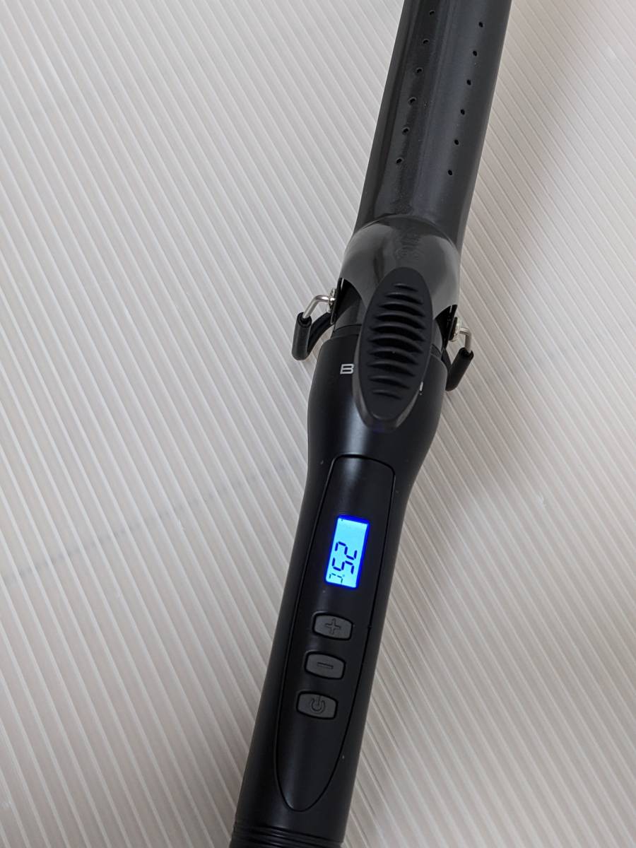 【一円スタート】BAYATA ヘアアイロン カールアイロン コテ 32mm 巻き髪 カーラー 25段階温度調整 MAX220℃「1円」IKE01_0979_画像2