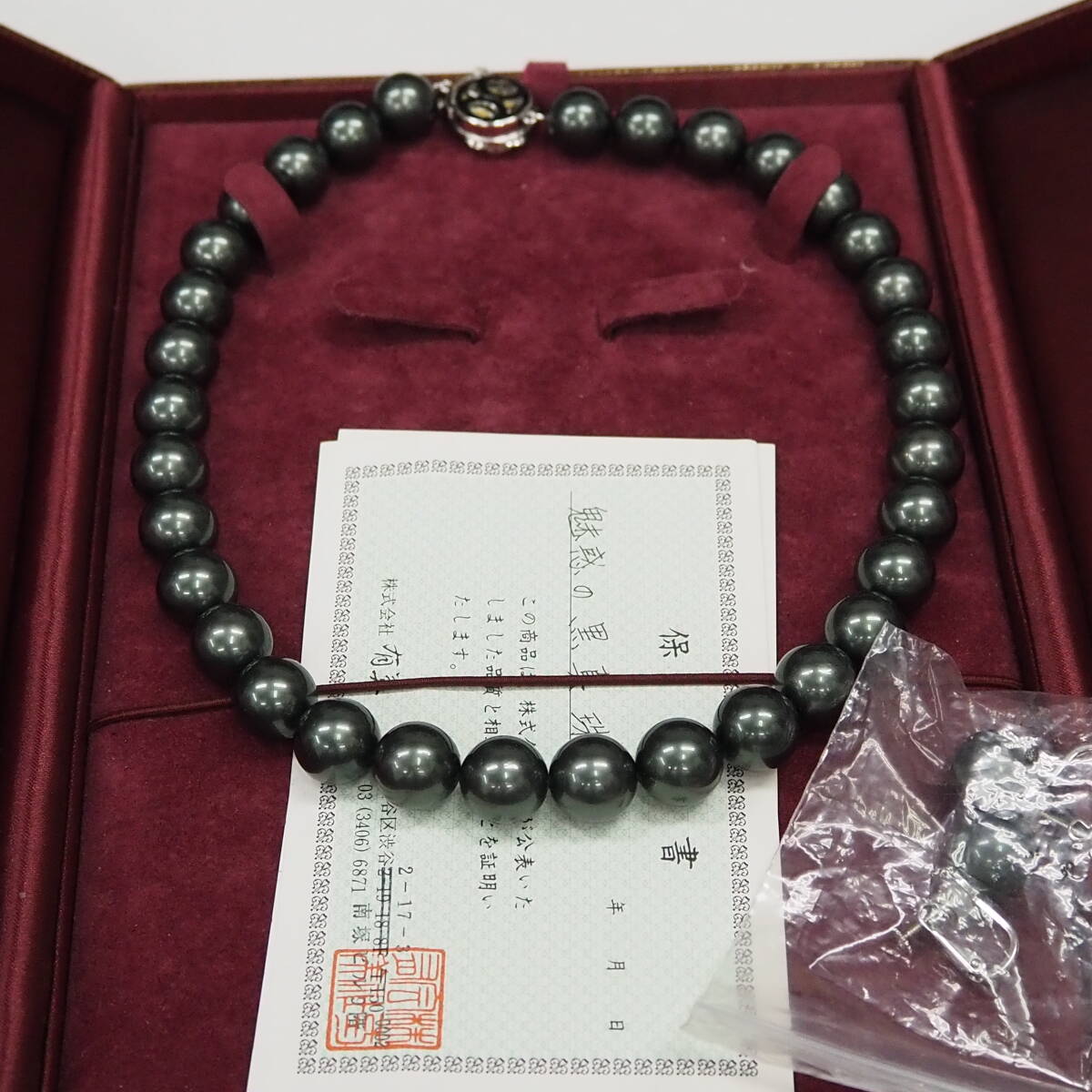 44923-520　黒蝶真珠　黒真珠　巨大　送料520円～　綺麗　パール　pearl