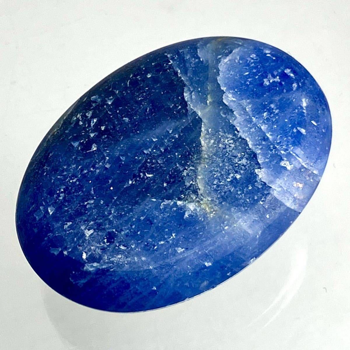 非加熱!!58.9ctUP!!●天然サファイア58.943ct●m 約27.7×20.5mm ルース 裸石 corundum コランダム sapphire 宝石 ジュエリー _画像3