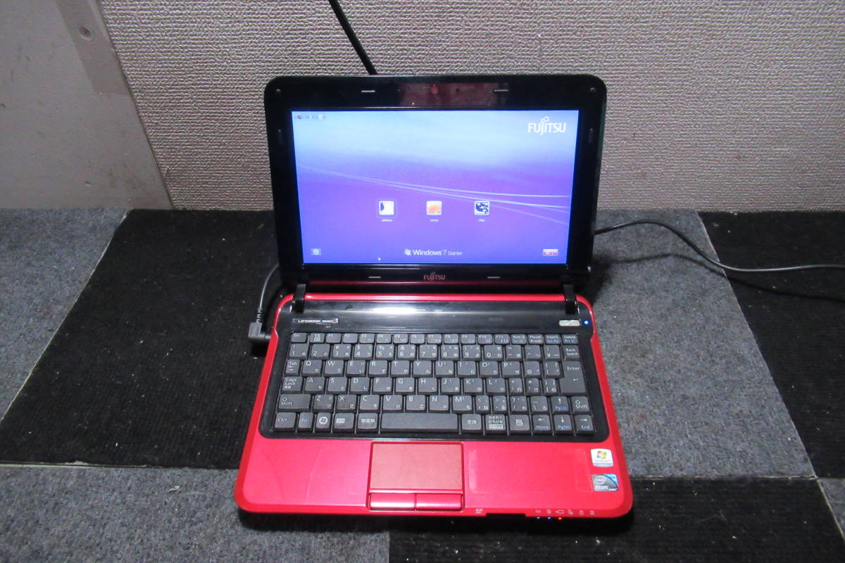  shelves 14.B1192 Fujitsu LIFEBOOK MH30/C Win7 1GB laptop present condition goods 