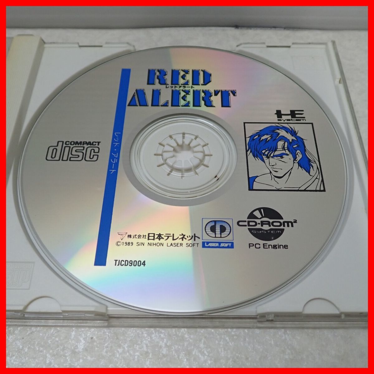 ◇動作保証品 PCE PCエンジン CD-ROM2 RED ALERT レッドアラート LASER SOFT 日本テレネット 箱説付【PP_画像2