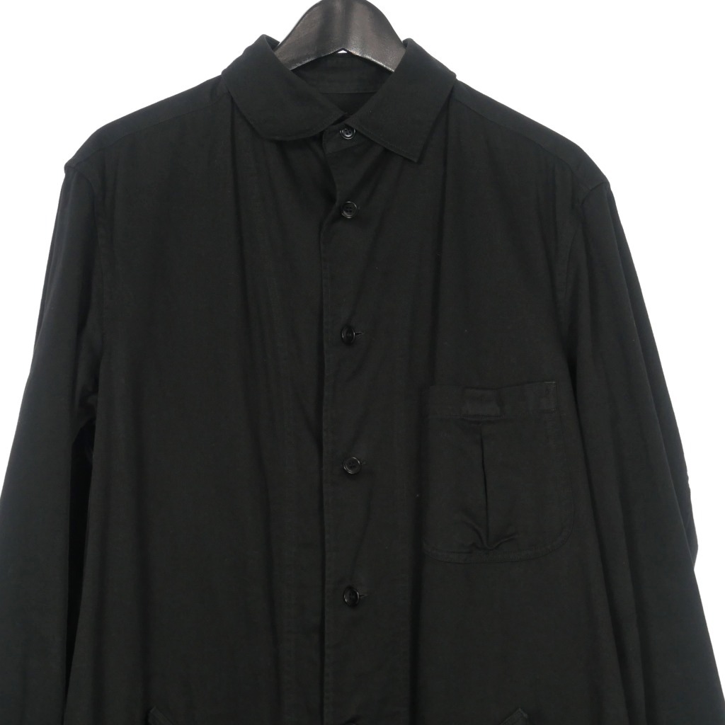 ヨウジヤマモトプールオム YOHJI YAMAMOTO POUR HOMME ロングシャツコート シャツ 2 ブラック 黒 HR-B02-001 メンズ_画像3