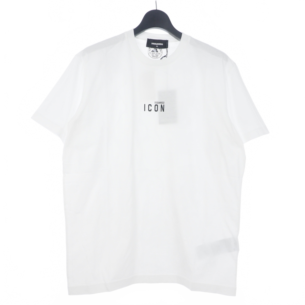 ディースクエアード DSQUARED2 22SS Icon Mini Logo Tシャツ カットソー 半袖 クルーネック XL ホワイト 白 S79GC0010 国内正規 メンズ_画像1