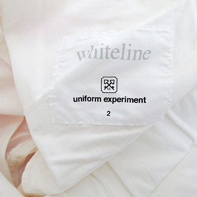 ユニフォームエクスペリメント uniform experiment UE-150017 リブ ジョガーパンツ イージーウエスト 白 2 0131 メンズの画像8