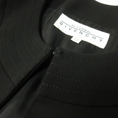 ジバンシィ GIVENCHY 東京ソワール スーツ フォーマル リボン 10 黒 ブラック レディース_画像5