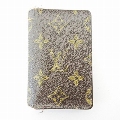 ルイヴィトン LOUIS VUITTON M61732 オーガナイザー ドゥ ポッシュ モノグラム カードケース 名刺入れ ブラウン 茶 0129 メンズ レディース_画像1