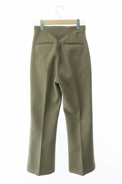 フィーニー PHEENY Kersey high waist semi flared slacks カルゼ ハイ ウェスト セミ フレア センタープレス スラックス パンツ PA21-PT0_画像2