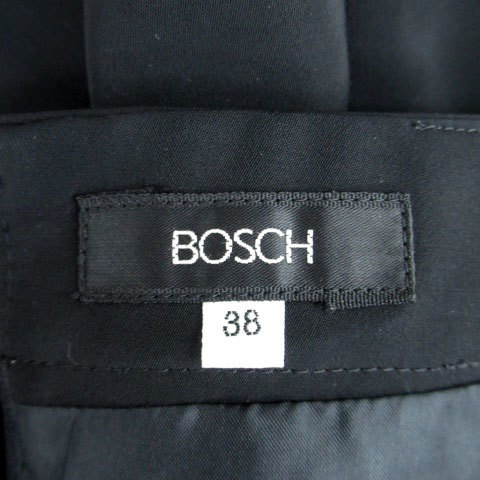 ボッシュ BOSCH タイトスカート ミモレ丈 38 黒 ブラック /HO21 レディースの画像5