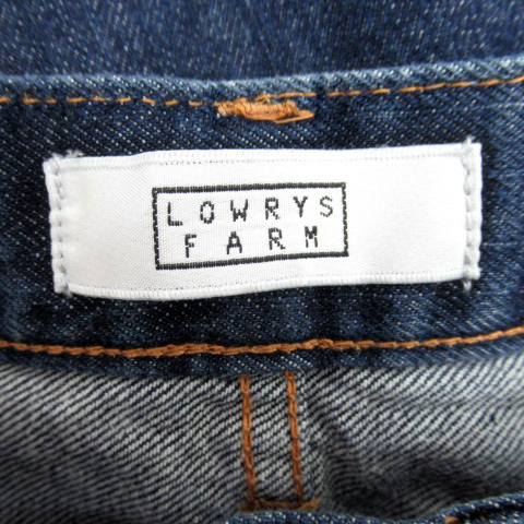 ローリーズファーム LOWRYS FARM デニムパンツ ジーンズ テーパードパンツ アンクル丈 M 紺 ネイビー /SY19 レディース_画像3