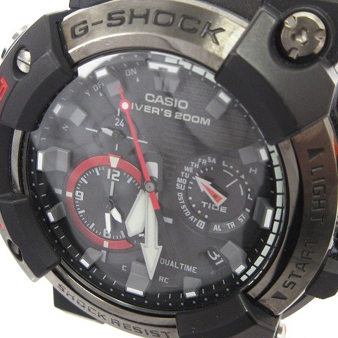 カシオジーショック MASTER OF G フロッグマン 腕時計 アナログ タフソーラー GWF-A1000-1A4JF 黒 ブラック 赤 レッド ■SM1 メンズ_画像3