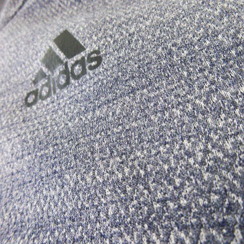  Adidas adidas жакет Parker Zip выше длинный рукав f-ti стрейч сетка переключатель Logo спорт M синий голубой /CK3 * мужской 