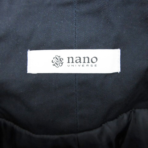 ナノユニバース nano universe トレンチスカート フレアスカート ロング丈 36 ネイビー 紺 /YM18 レディース_画像4