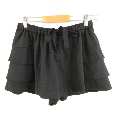  Cynthia Rowley CYNTHIA ROWLEY short pants culotte tia-do black 2 *A116 lady's 