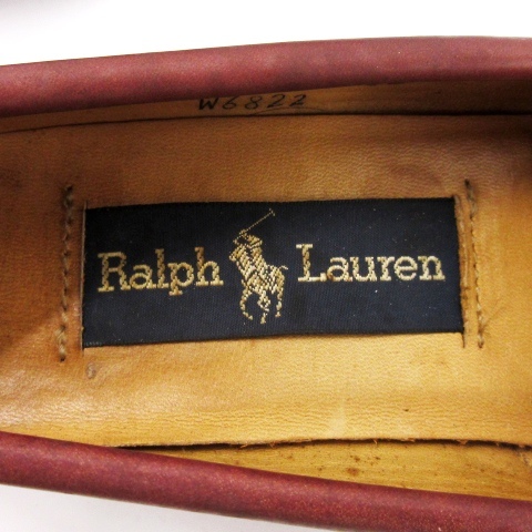 ラルフローレン RALPH LAUREN ローファー シューズ レザー レッドブラウン 6 23cm ■YHG レディース_画像8