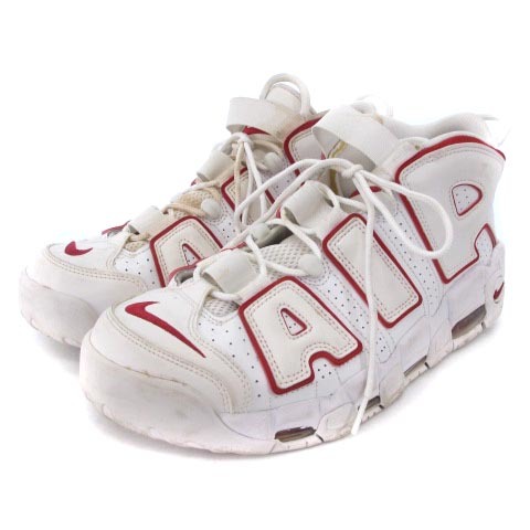 ナイキ NIKE AIR MORE UPTEMPO 96 WHITE/VARSITY RED エア モア アップテンポ 96 ホワイト バーシティレッド 921948-102 スニーカー 28.5_画像2