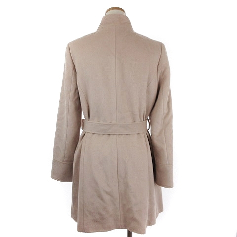  Aylesbury Aylesbury пальто длинный воротник-стойка Anne gola шерсть ремень имеется розовый бежевый 11 внешний #SM1 женский 