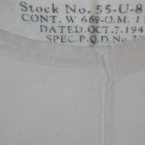 ナイジェルケーボン NIGEL CABOURN Tシャツ 半袖 55-U-8110 白 ホワイト 48 8038-00-21005 メンズ_画像5
