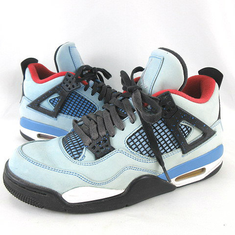 NIKE ★AA☆Travis Scott Air Jordan 4 Retro Cactus Jack University Blue 308497-406 US8 26cm トラヴィス・スコット エアジョーダン4の画像2