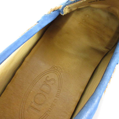  Tod's TOD\'S обувь для вождения туфли без застежки обувь замша синий blue 7 26cm мужской 