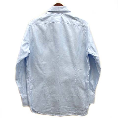 アントニオラベルダ ANTONIOLAVERDA クラシック スリムフィット ワイドカラー ドレスシャツ ワイシャツ 長袖 ライトブルー 青 39-82 メンズの画像2