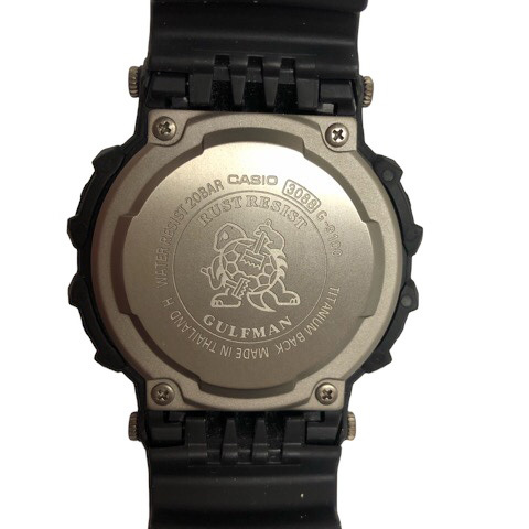 カシオジーショック 腕時計 ウォッチ ガルフマン GULFMAN G-9100 デジタル 樹脂バンド クォーツ 黒 ブラック 赤 レッド ※TP メンズ_画像3