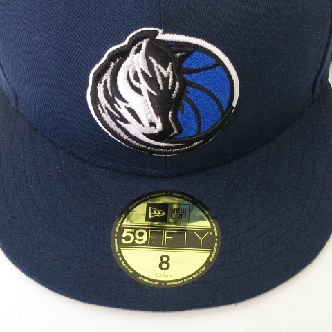 ニューエラ NEW ERA 59FIFTY NBA ダラス マーベリックス キャップ 帽子 紺 ネイビー 8 63.5cm メンズ_画像4