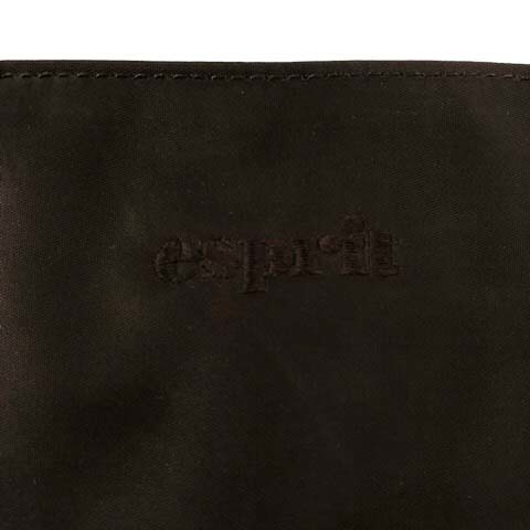  esprit ESPRIT handbag tote bag belt embroidery plain lining tea Brown lady's 