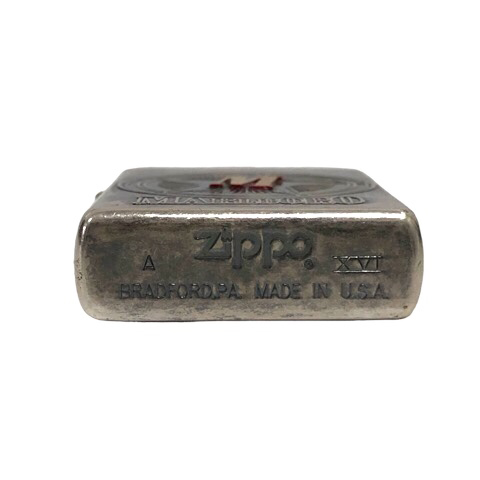 ジッポー ZIPPO 2000年製 マルボロ スターコンパス オイルライター ロゴ 銀 シルバー ※TP メンズ_画像3