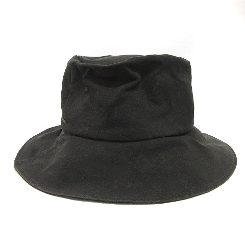 アナクロノーム anachronorm デコー DECHO BIG WAX HAT ハット コットン 黒 ブラック 01 S位 メンズ_画像1