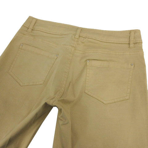  unused goods Vert Dense Vert Dense pants slim cropped pants height stretch cotton . beige group khaki beige 2 lady's 