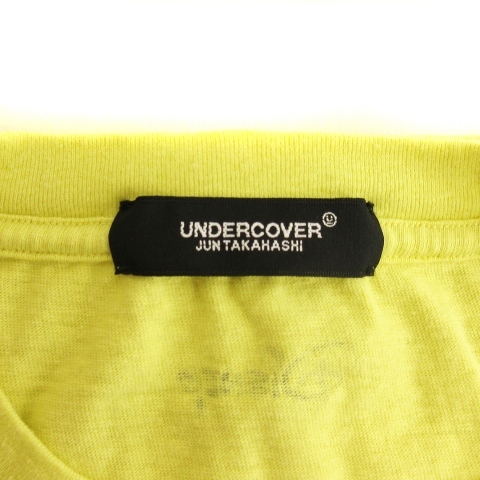 未使用品 アンダーカバー UNDERCOVER ディズニー バンビ Tシャツ カットソー 半袖 プリント UC1C8806-1 イエロー 4 メンズ_画像4