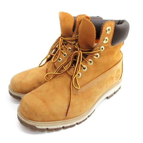 ティンバーランド Timberland A1JHF WATERPROOF BOOT ワークブーツ 25.5cm ベージュ 240209E 靴 ■ECS メンズ