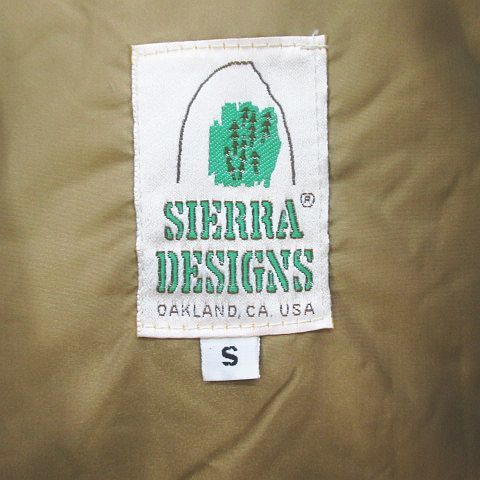 シェラデザイン SIERRA DESIGNS 中綿 ジャケット S ベージュ系 ジップアップ スナップボタン ポケット メンズ_画像3